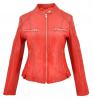 WOMAN LEATHER JACKET CODE: 28-W-8322 (RED)